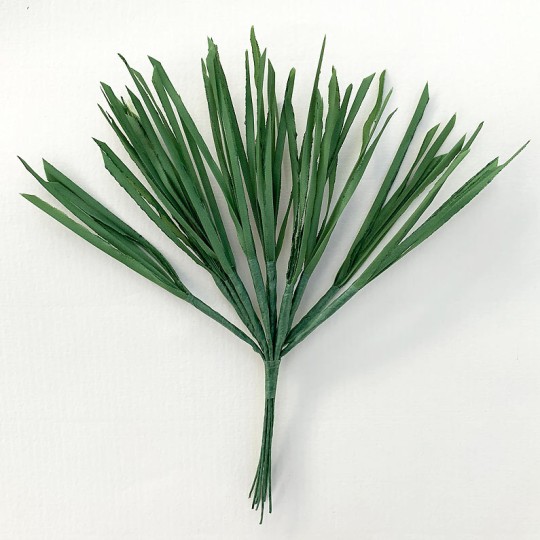 12 Large Green Carrot Tops or Grass Blades ~ 3" Long